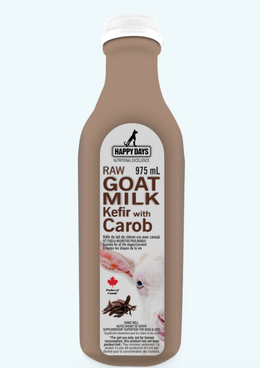 Raw Goat Milk kefir w/Carob